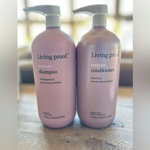 NEW Living Proof Shampoo + Conditioner SET Big Bottles 24oz